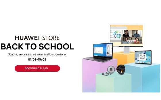 Huawei: offerte imperdibili per il Back To School