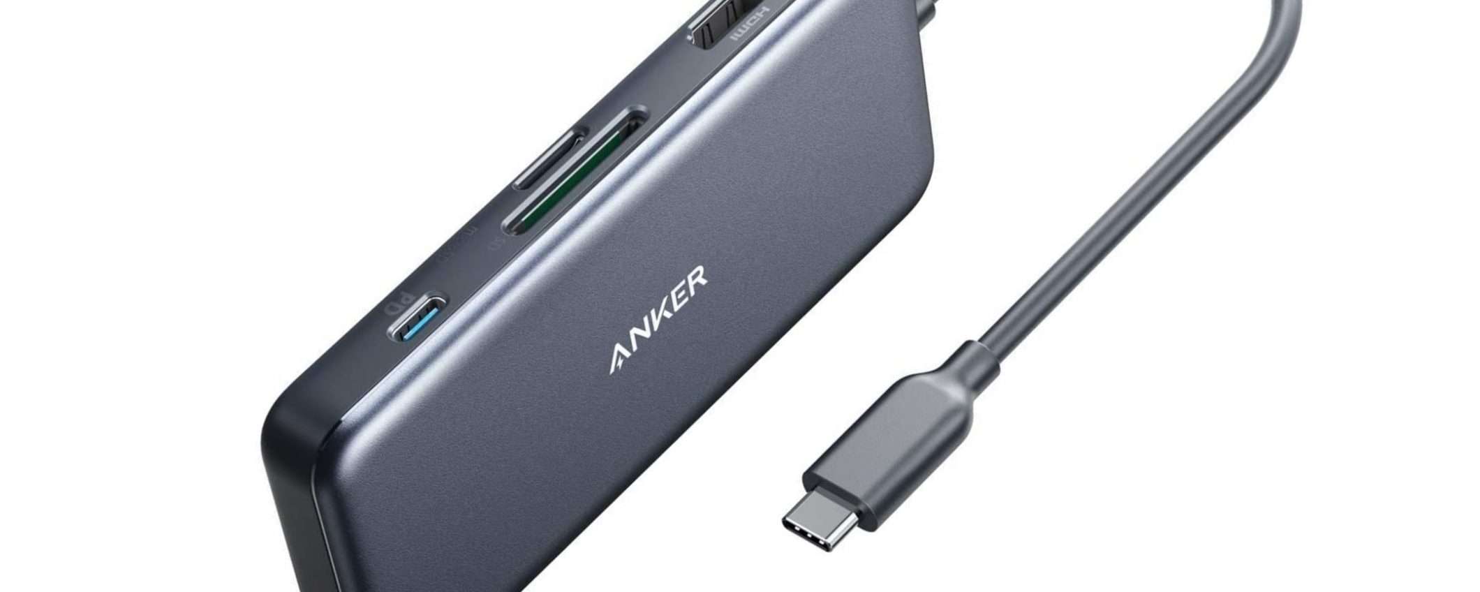 HUB USB-C 7 in 1 ad un prezzo strepitoso grazie al ricondizionato certificato