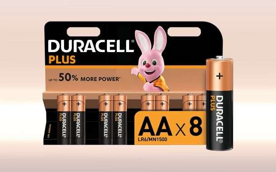 Otto batterie Duracell per 0,49€ in tutto: OGGI si può