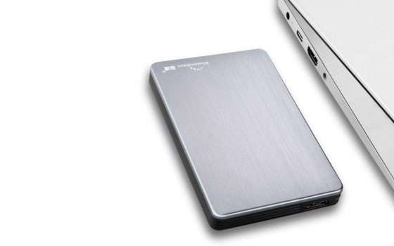 Hard disk portatile in acciaio da 320GB a meno di 30 euro