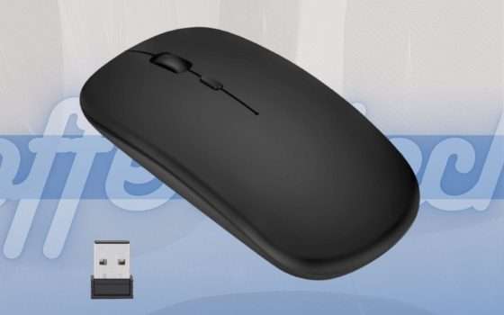 Mouse wireless SENZA PILE: super economico e comodo