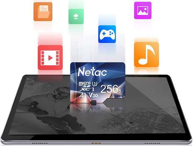 La scheda microSD da 256 GB di Netac