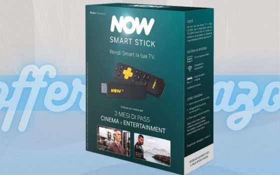 NOW Smart Stick: 3 mesi di abbonamento in regalo a soli 19,99€