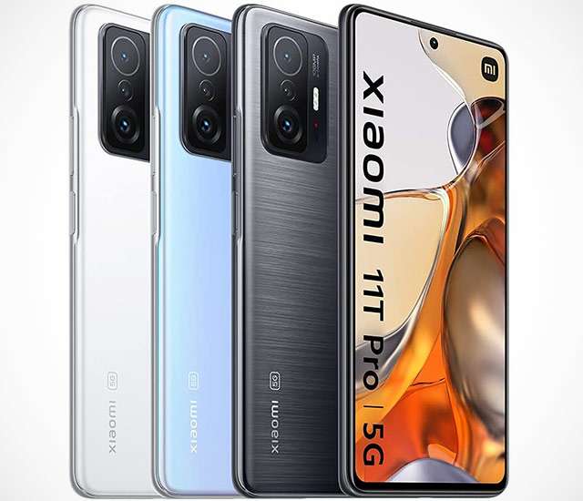 Lo smartphone Xiaomi 11T Pro 5G nelle sue diverse colorazioni