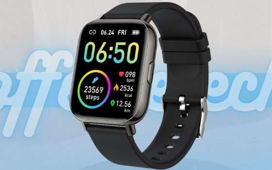 Smartwatch completo: DOPPIO SCONTO imperdibile su Amazon