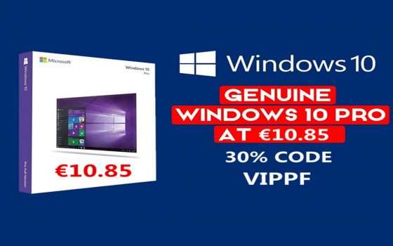 Licenze lifetime per Windows 10 Pro: 10€ e Office 2016 19€