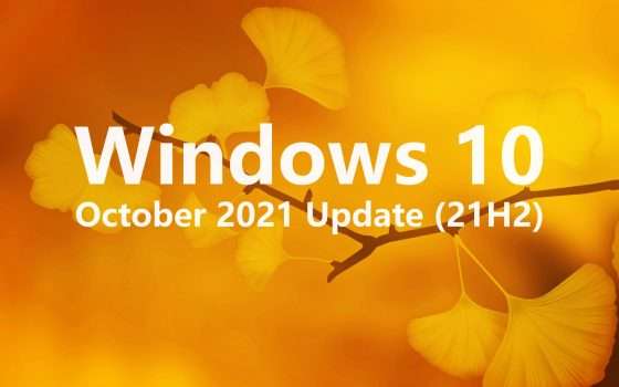 Windows 10 21H2 (October 2021 Update): ci siamo