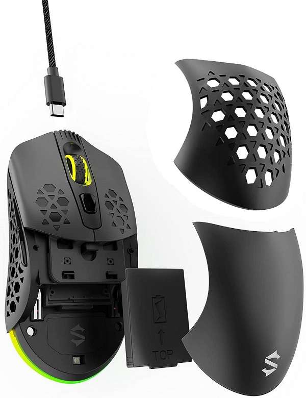 Mouse Gaming Wireless Black Shark Mako M1 - 1