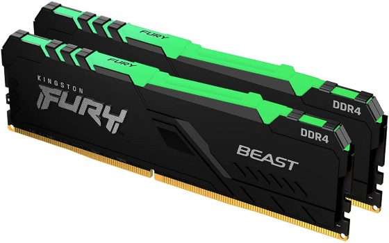 Kingston FURY Beast RGB da 16GB scontata del 47% su Amazon!