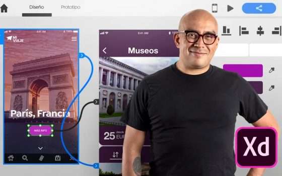 Introduzione ad Adobe XD per applicazioni mobili: il corso in sconto del 68%