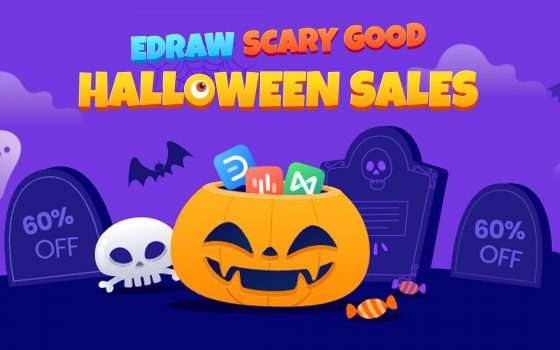 Sconti di Halloween: risparmia fino al 60% sui software Edraw