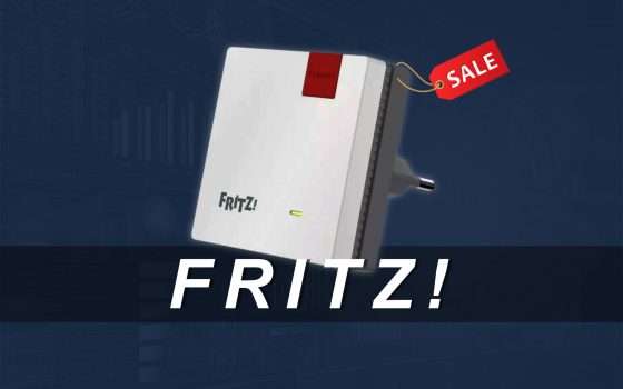 FRITZ! Repeater 600: Wi-Fi Extender al minimo storico (-24%)