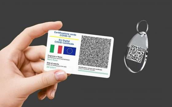 Green Pass su PVC e nel portachiavi: ora puoi