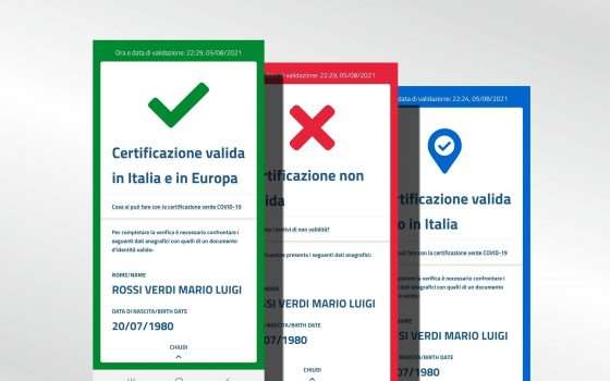 VerificaC19: quando il Green Pass ha esito blu