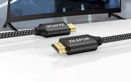 Cavo HDMI 4K in nylon: così è un regalo (COUPON)