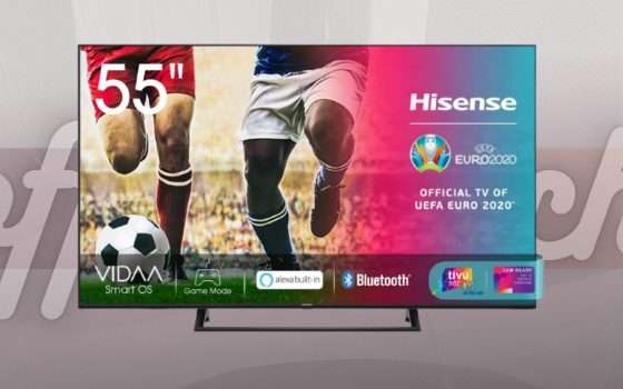 Hisense: con 55 pollici ti gusti la TV come se fossi parte della scena