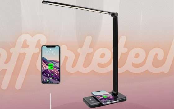 Lampada LED e non solo: carica il tuo smartphone wireless