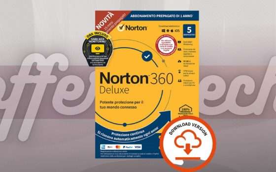 Norton 360 Deluxe 2021 e cinque dispositivi sono SICURI