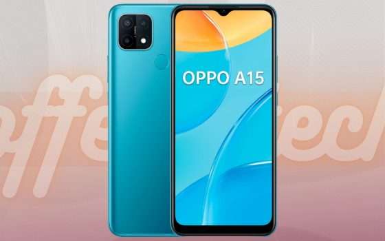 OPPO A15: smartphone semplice, funzionale e ADATTO A TUTTI (-25%)