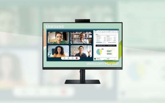 Monitor Samsung con webcam integrata (SCONTO 59€)