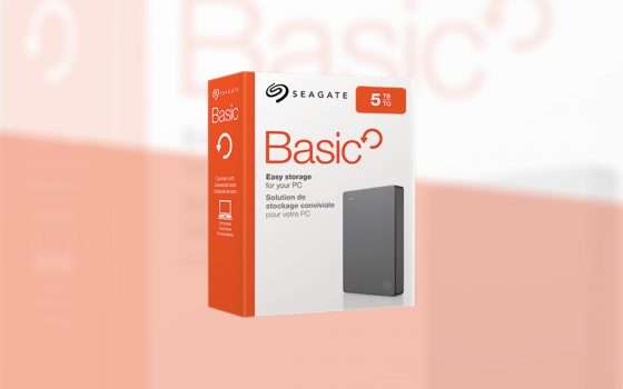 Seagate Basic, HDD 5 TB a un OTTIMO PREZZO su eBay