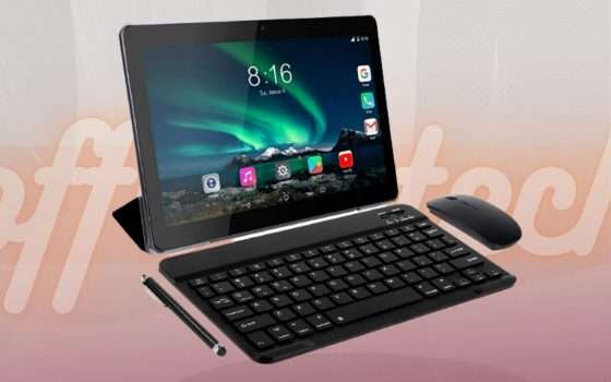 Tablet Android completo di accessori: la tua occasione d'oro