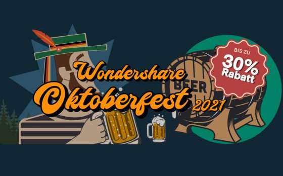 Festeggia l'Oktoberfest con Wondershare: tutti i software in sconto fino al 30%