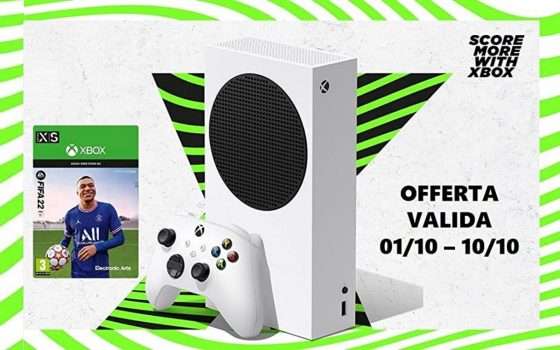 Xbox Series S + FIFA 22: super sconto in atto (-80€)