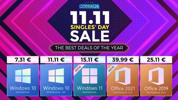 Saldi GoDeal24 per il Single Day