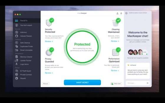 MacKeeper: protezione e ottimizzazione per Mac