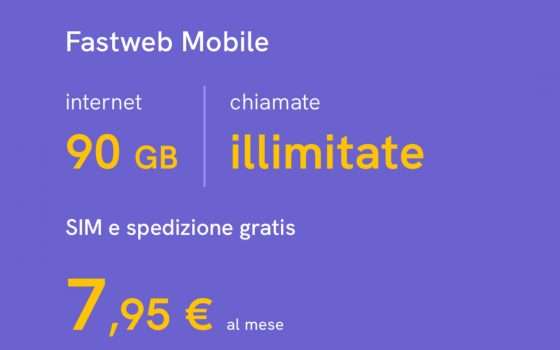 Nexxt Mobile 5G: PROMO Fastweb in 5G a 7,95€