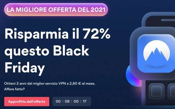 NordVPN: in sconto del 72% con il Black Friday!