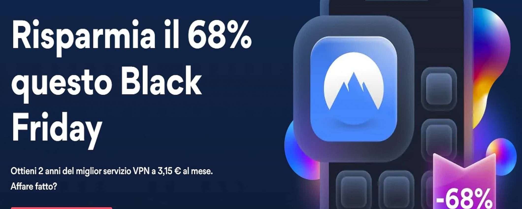 NordVPN Cyber Monday: sconto del 68% su piano biennale