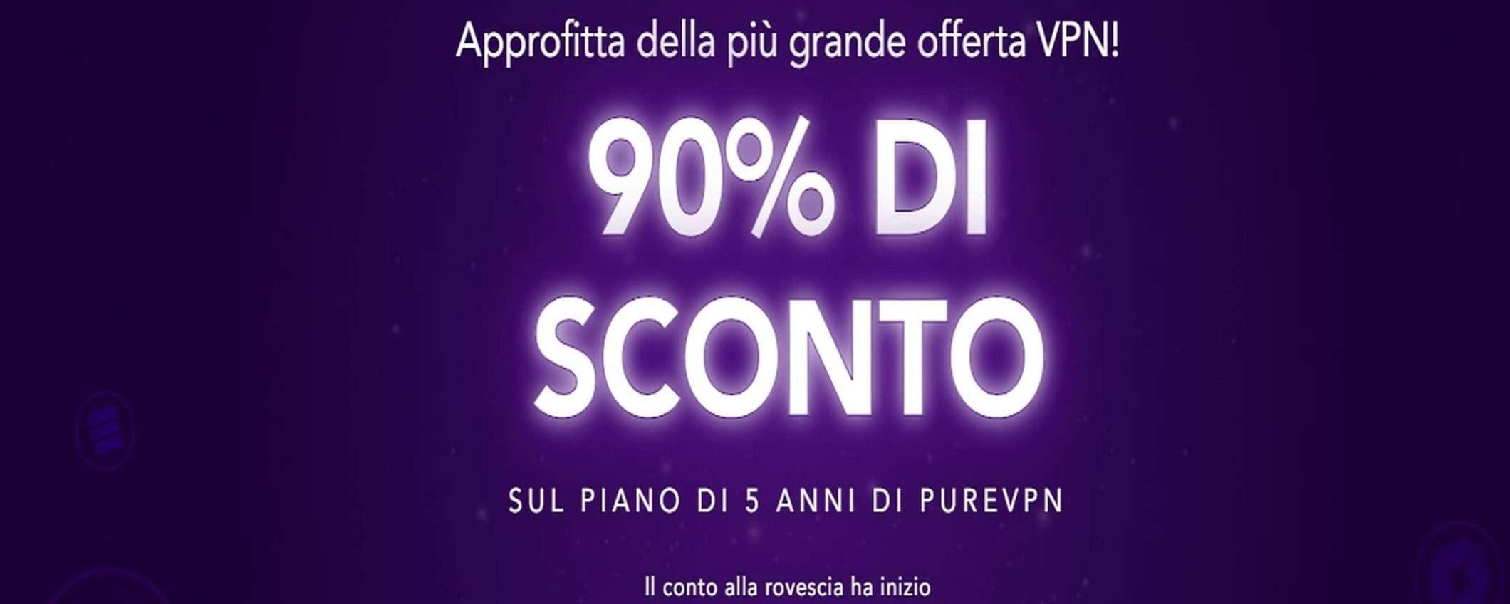 PureVPN: sconto 90% Cyber Monday, 0,92 Euro al mese!