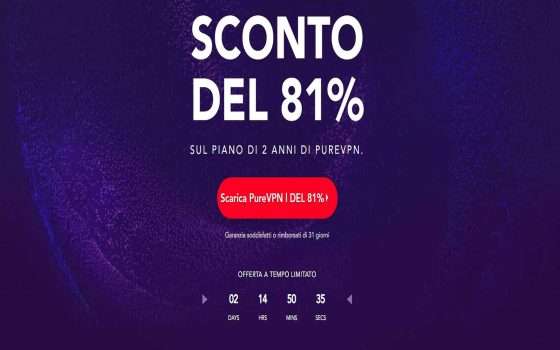 PureVPN: ultimi due giorni offerte Black Friday