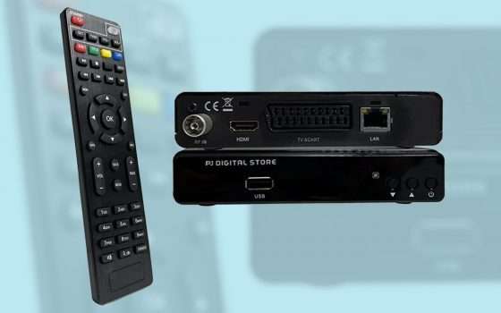 Decoder DVB-T2 e media player: tutto a 22,99 €