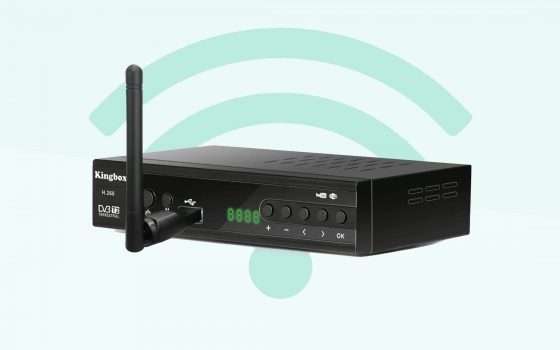 Decoder DVB-T2 con WiFi: coupon pre-Black Friday