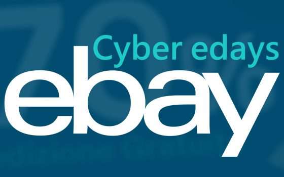 Cyber edays eBay: sconti -70% e spedizione gratis