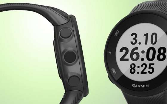 Garmin Forerunner 45, mai così in basso (ma devi correre)