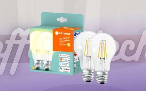 Lampadine smart: due pezzi a soli 10€, un affare