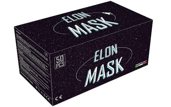 Elon Mask: la mascherina chirurgica 