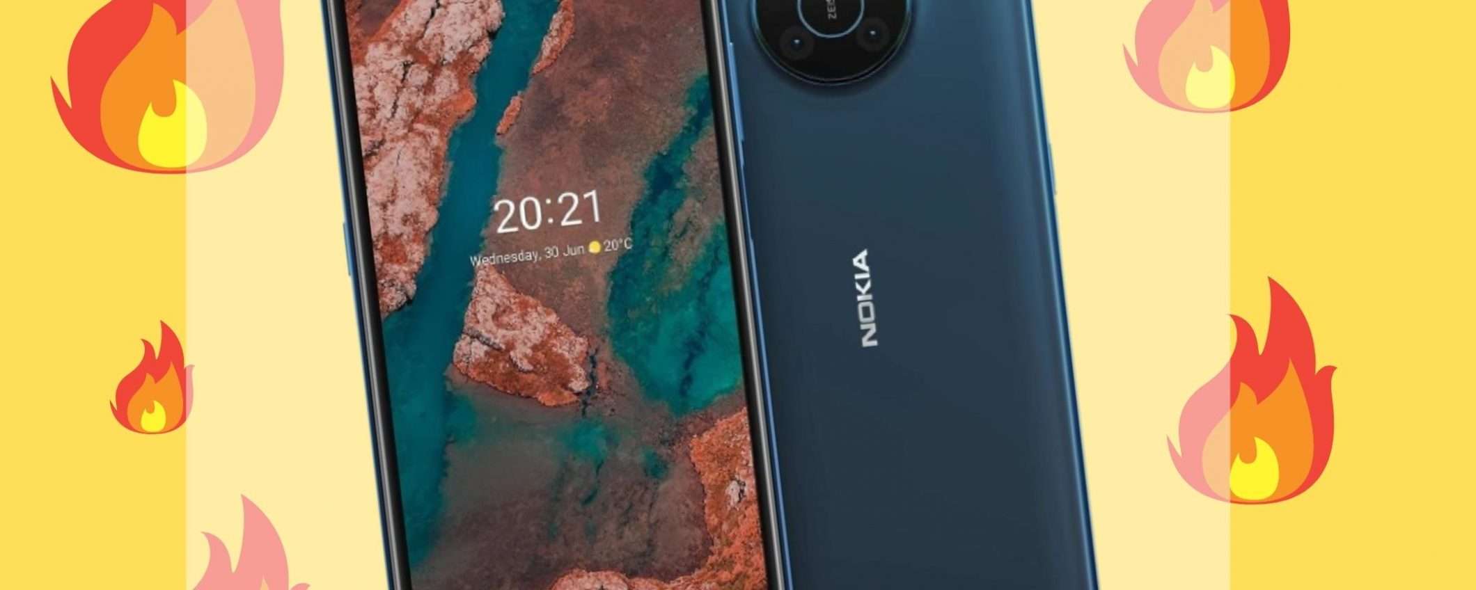 Nokia X20: una bestia di smartphone con 100€ di sconto