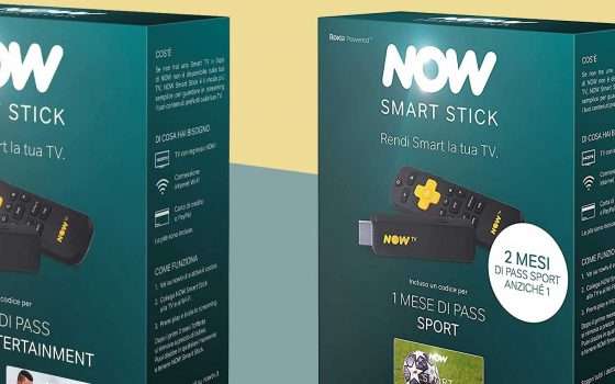 NOW Smart Stick+Ticket: metà prezzo al Black Friday