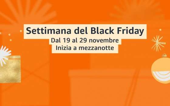 Il Black Friday di Amazon inizia il 19 novembre