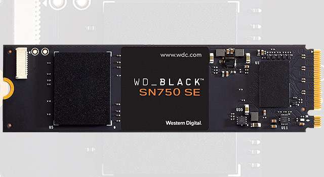 La SSD da 1 TB della linea WD BLACK SN750