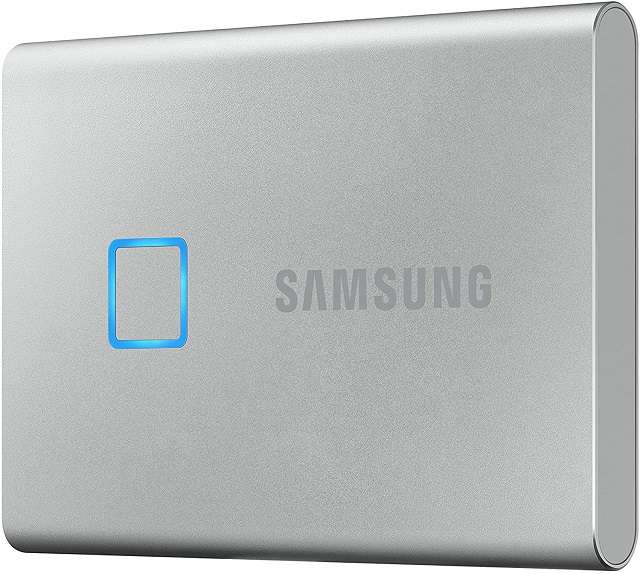 SSD Portatile Samsung T7 Touch 500GB Silver - 1