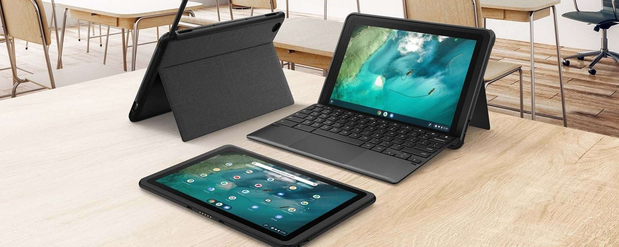 ASUS Chromebook Detachable CZ1 arriva in Italia