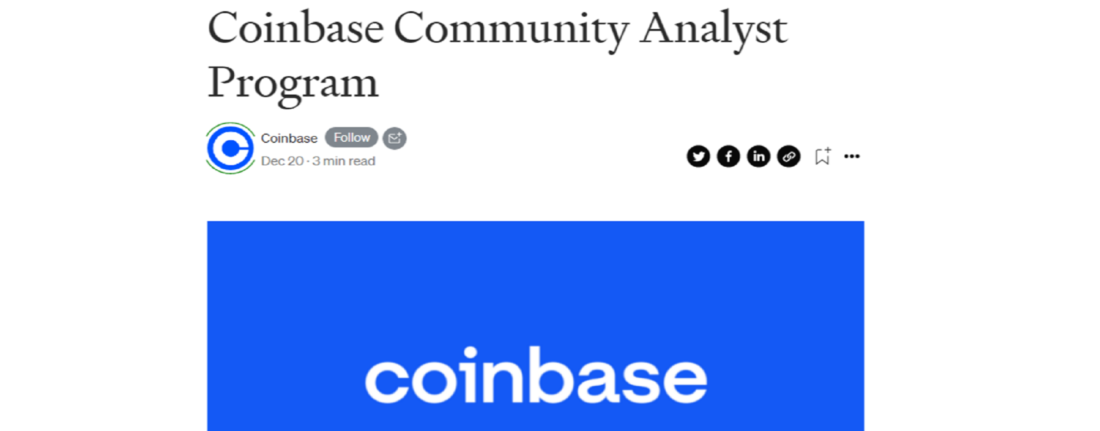 coinbase community