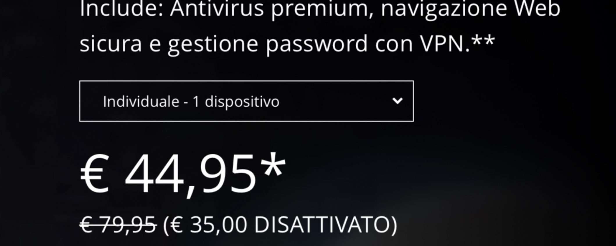 McAfee Total Protection: ora a partire da 44,95€!