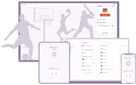Usa PureVPN per lo sport: accedi a migliaia di canali gratuitamente